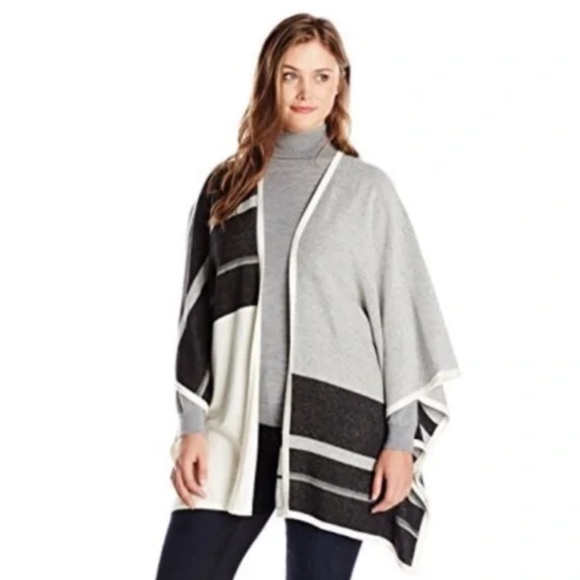 NWT, NYDJ Plus Size Color Block Blanket Sweater Cardigan - Picture 5 of 15